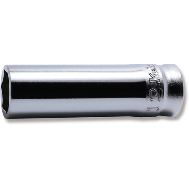 Ko-ken Tools 3/8 Sq. Dr. Z-series 6 point Metric Chrome Socket in 12mm