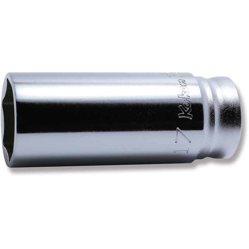 Ko-ken Tools 3/8 Sq. Dr. Z-series 6 point Metric Chrome Socket in 19mm