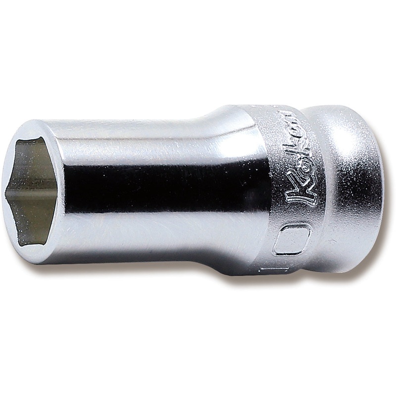 Ko-ken Tools 3/8 Sq. Dr. Z-series Metric Semi-Deep 6 point Chrome Socket – 10mm