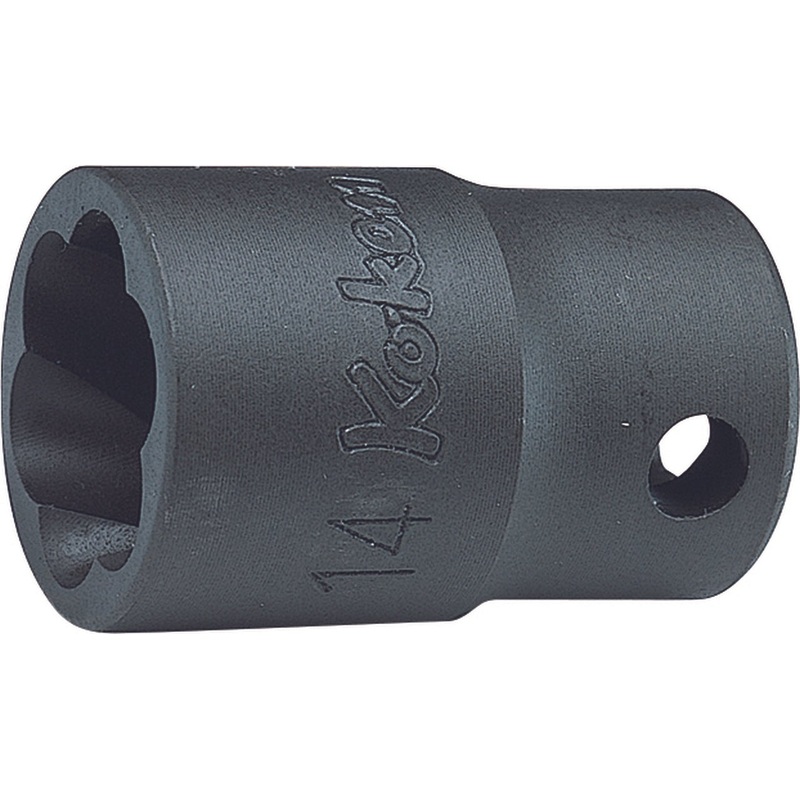 Ko-ken Tools 3/8 Sq. Dr. Nut Twister 9.5mm Length 32mm