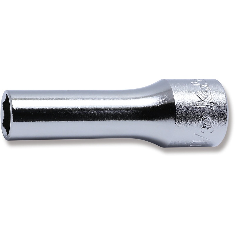 Ko-ken Tools 3/8 Sq. Dr. Socket 11/32 6 point Length 55mm