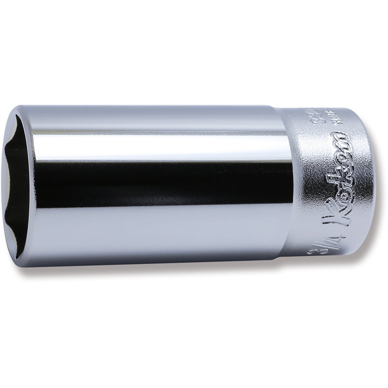 Ko-ken Tools 3/8 Sq. Dr. Socket 3/4 6 point Length 55mm