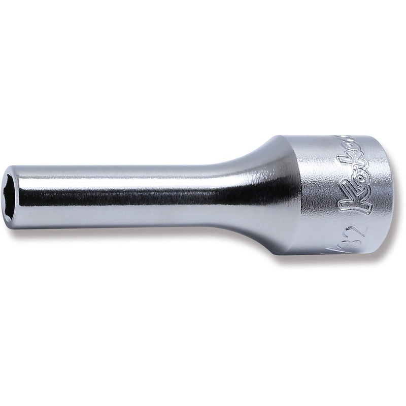 Ko-ken Tools 3/8 Sq. Dr. Socket 7/32 6 point Length 55mm