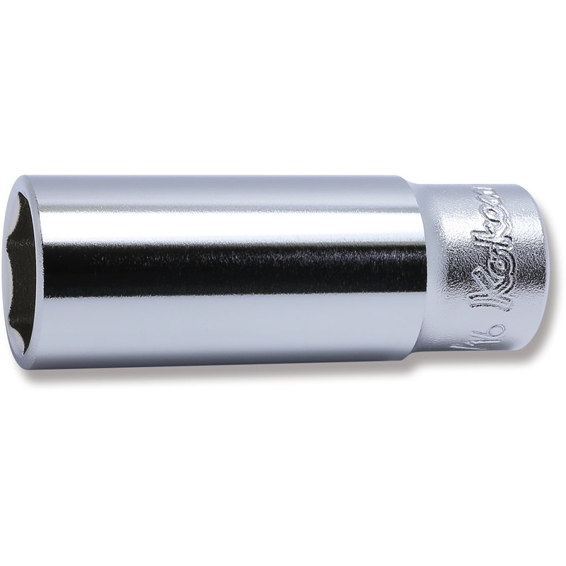 Ko-ken Tools 3/8 Sq. Dr. Socket 9/16 6 point Length 55mm