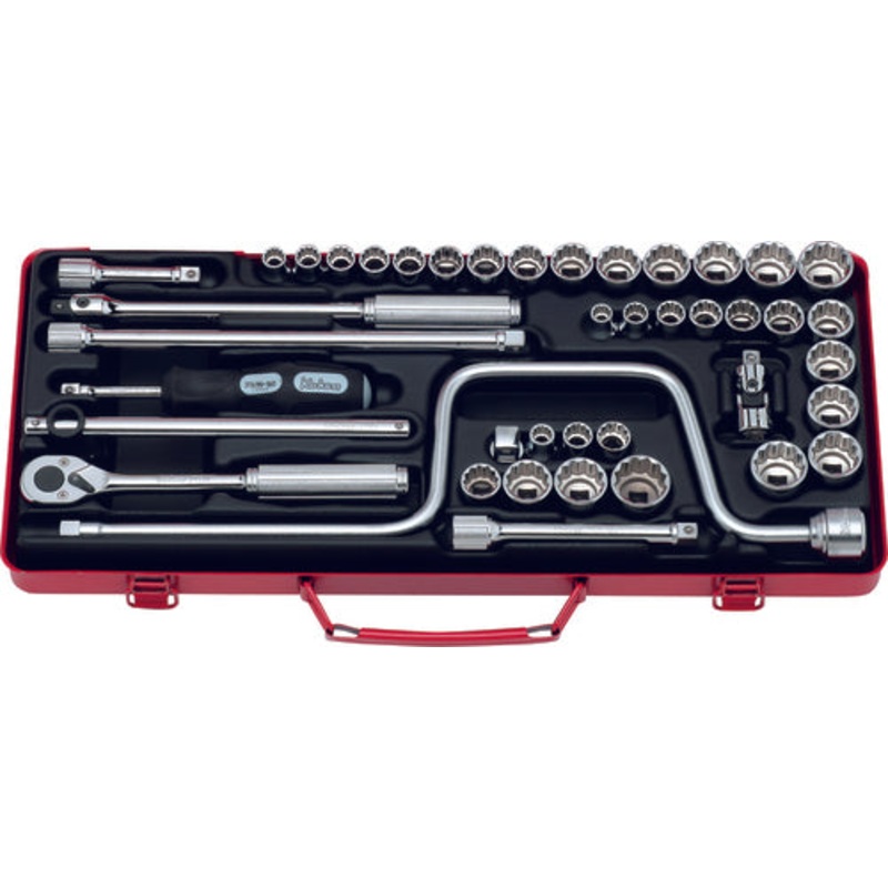 Ko-ken Tools 3/8 Sq. Dr. Socket set 12 point 42 pieces