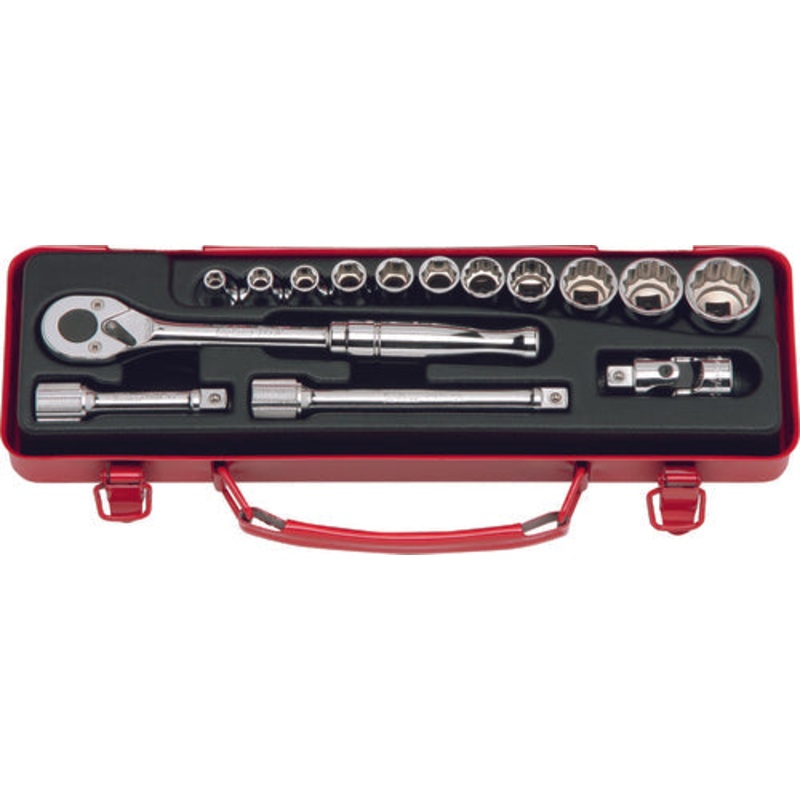 Ko-ken Tools 3/8 Sq. Dr. Socket set 6, 12 point 15 pieces