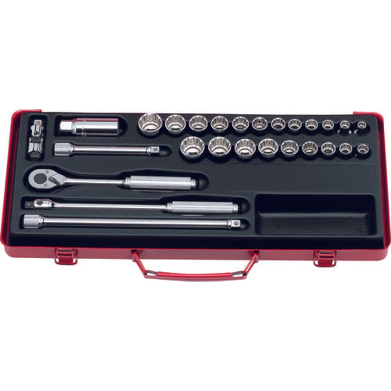 Ko-ken Tools 3/8 Sq. Dr. Socket set 6, 12 point 17 pieces