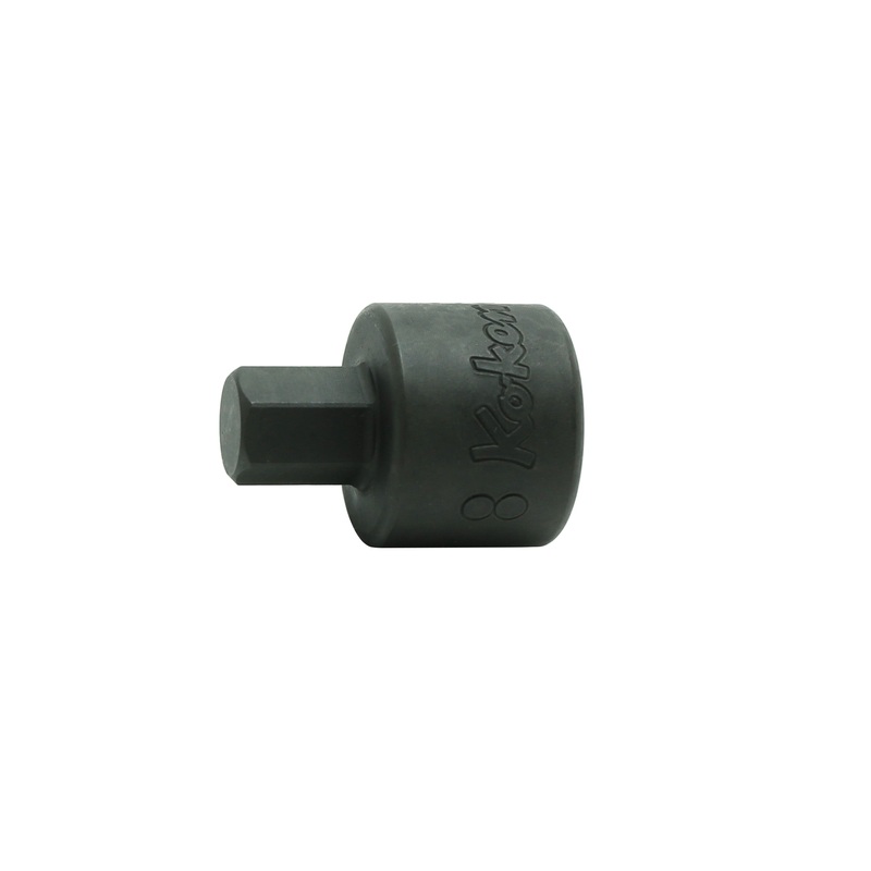 Ko-ken Tools 3/8 Sq. Dr. Bit Socket 8mm Hex Length 25mm