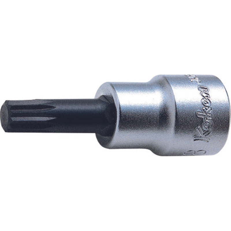 Ko-ken Tools 3/8 Sq. Dr. Bit Socket XZN M5 Triple Square Length 50mm