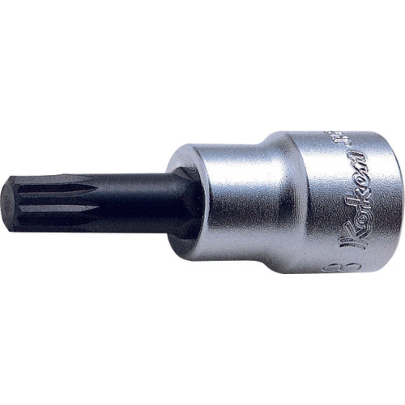 Ko-ken Tools 3/8 Sq. Dr. Bit Socket XZN M8 Triple Square Length 50mm