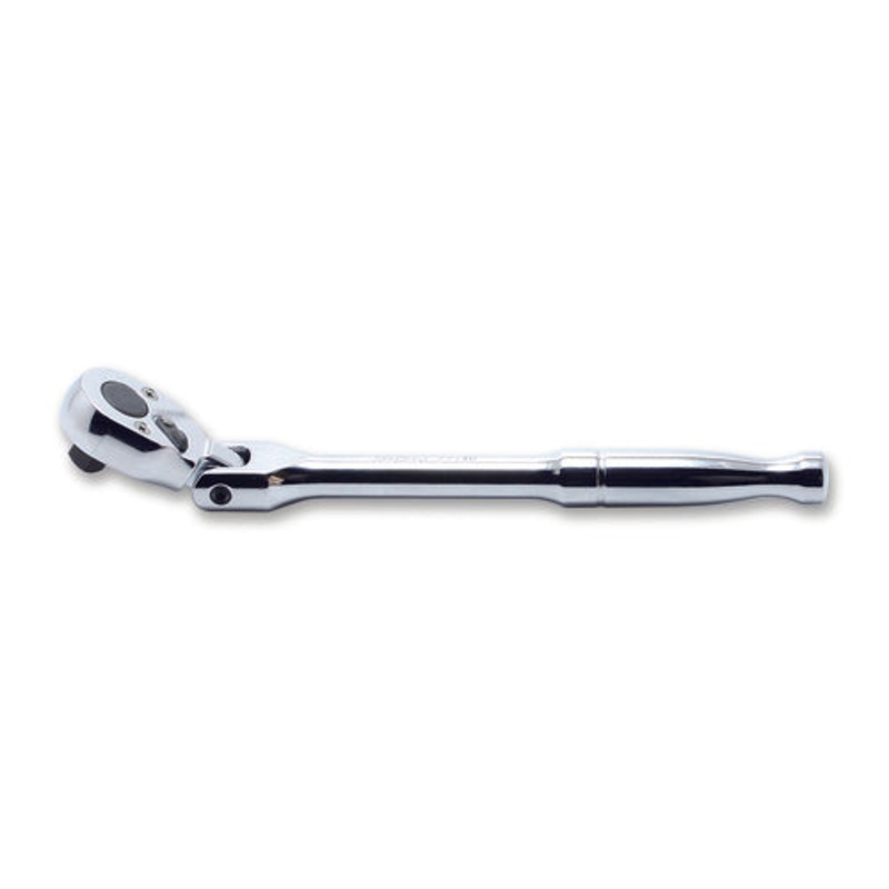 Ko-ken Tools 1/4 Sq. Dr. Ratchet Handle 20 teeth Length 161mm Flexible Head Polished Handle