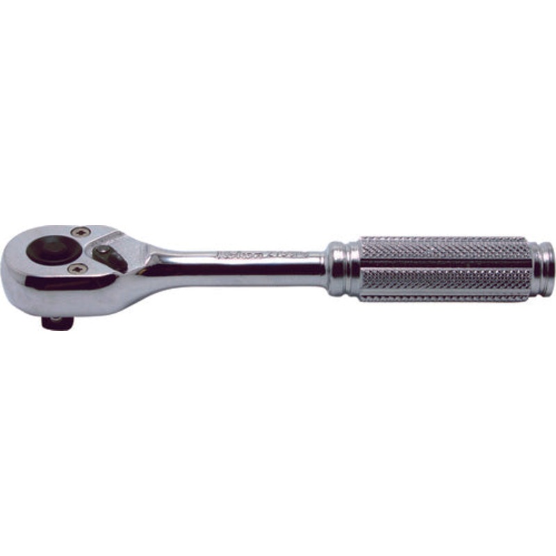 Ko-ken Tools 1/4 Sq. Dr. Ratchet Handle 20 teeth Push Button Length 115mm Metal Handle