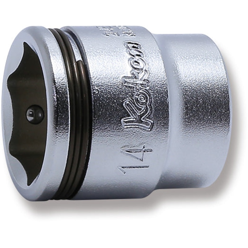 Ko-ken Tools 1/4 Sq. Dr. Short NUT GRIP Socket – 14mm