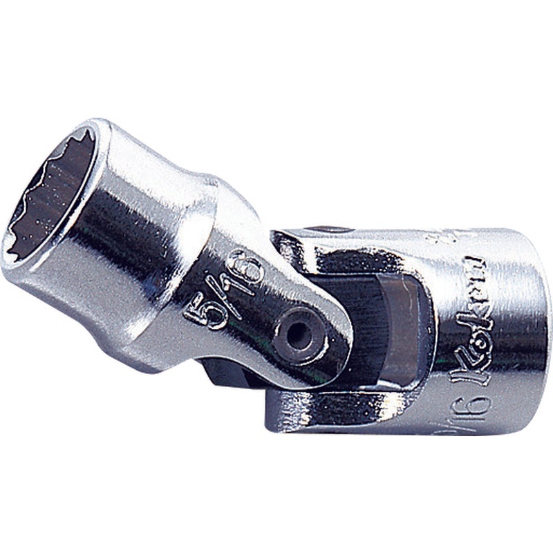 Ko-ken Tools 1/4 Sq. Dr. Universal Socket 12mm 12 point Length 37mm