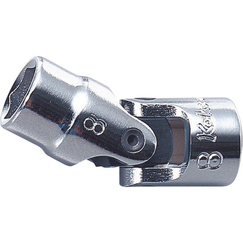 Ko-ken Tools 1/4 Sq. Dr. Universal Socket 4mm 6 point Length 31.5mm