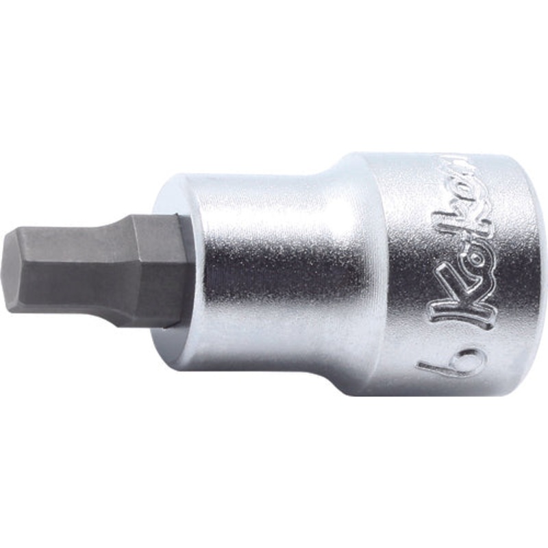 Ko-ken Tools 3/8 Sq. Dr. Bit Socket 14mm Hex Length 38mm