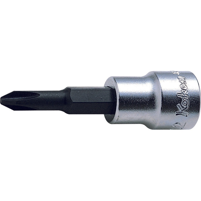 Ko-ken Tools 3/8 Sq. Dr. Bit Socket PH2 Length 60mm