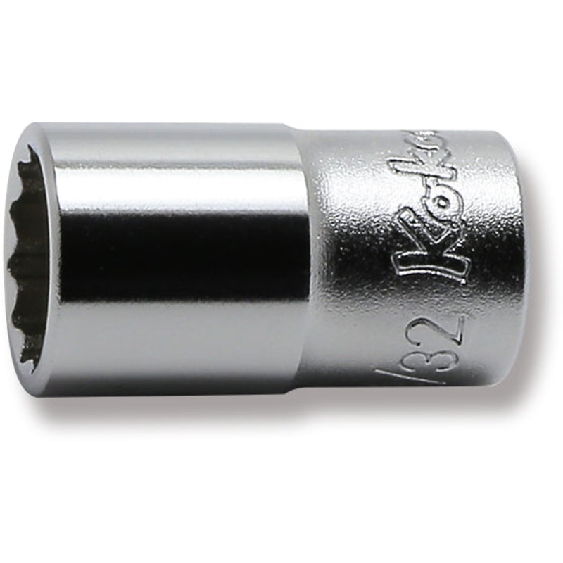 Ko-ken Tools 1/4 Sq. Dr. 12 point chrome SAE Socket 11/32