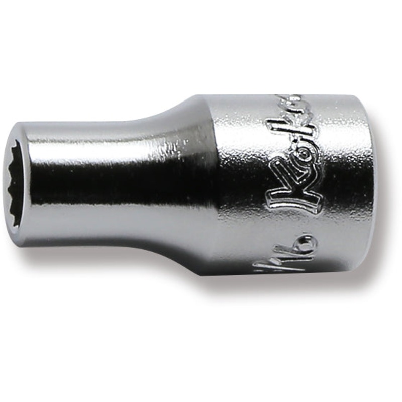 Ko-ken Tools 1/4 Sq. Dr. 12 point chrome SAE Socket 3/16