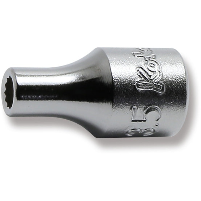 Ko-ken Tools 1/4 Sq. Dr. 12 Point chrome SAE Socket 3.5mm