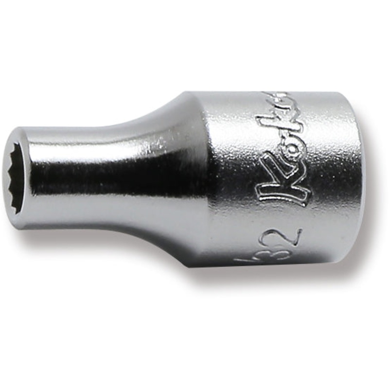 Ko-ken Tools 1/4 Sq. Dr. 12 point chrome SAE Socket 5/32