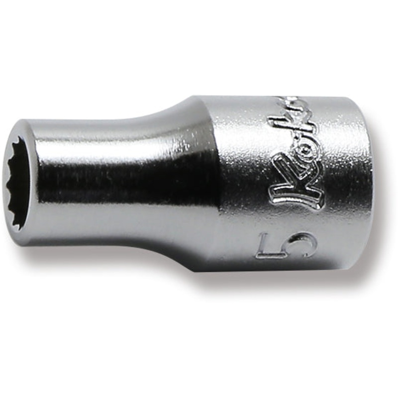 Ko-ken Tools 1/4 Sq. Dr. 12 Point chrome SAE Socket 5mm