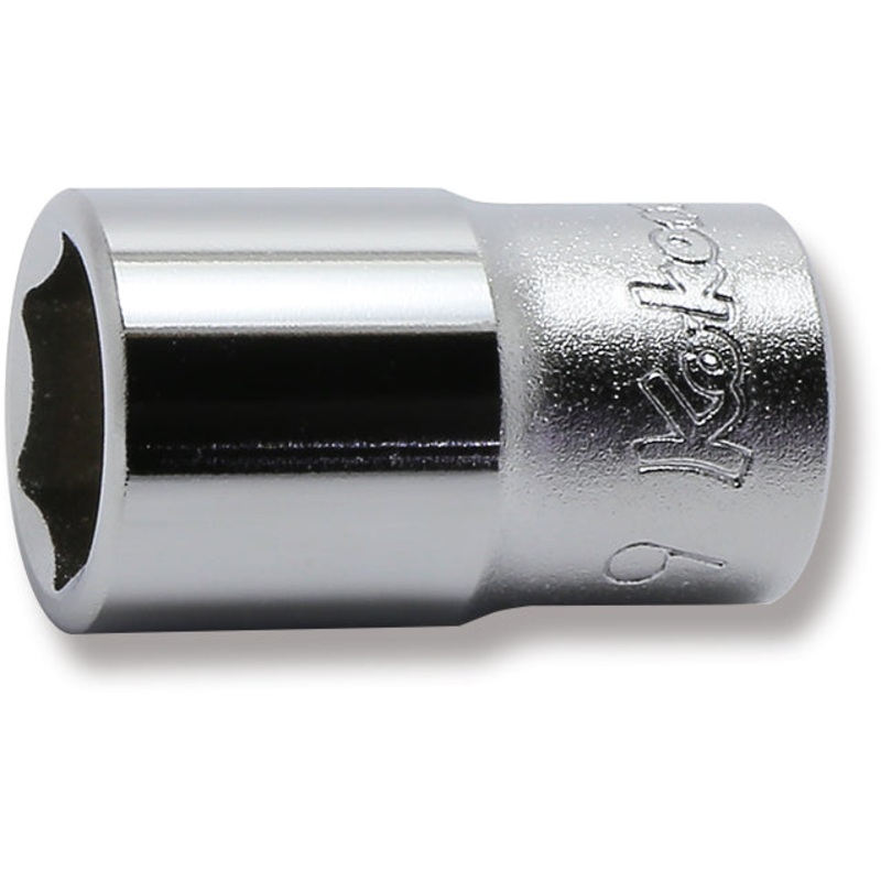 Ko-ken Tools 1/4 Sq. Dr. 6 point chrome Metric Socket 9mm