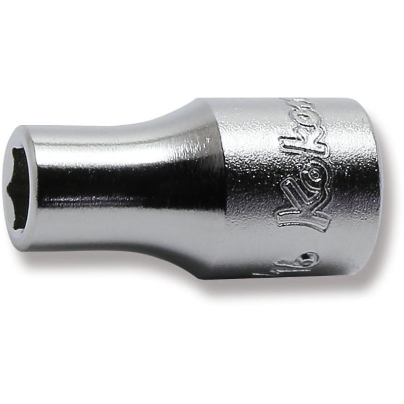 Ko-ken Tools 1/4 Sq. Dr. 6 point chrome SAE Socket 3/16