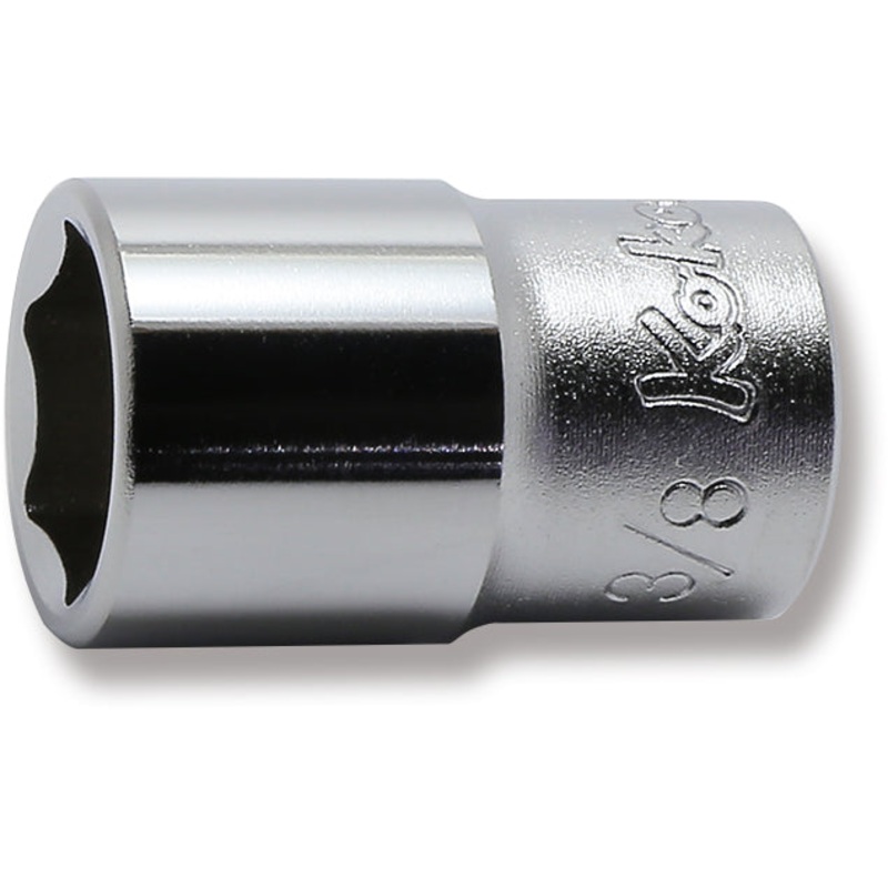 Ko-ken Tools 1/4 Sq. Dr. 6 point chrome SAE Socket 3/8
