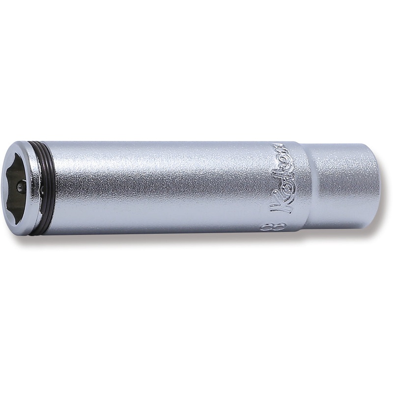 Ko-ken Tools 1/4 Sq. Dr. Deep NUT GRIP Socket 8mm