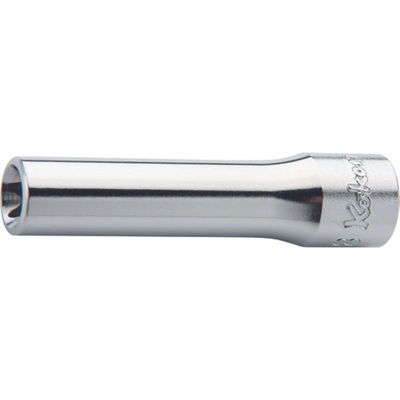 Ko-ken Tools 1/4 Sq. Dr. Deep TORX E4 Socket – Length 50mm