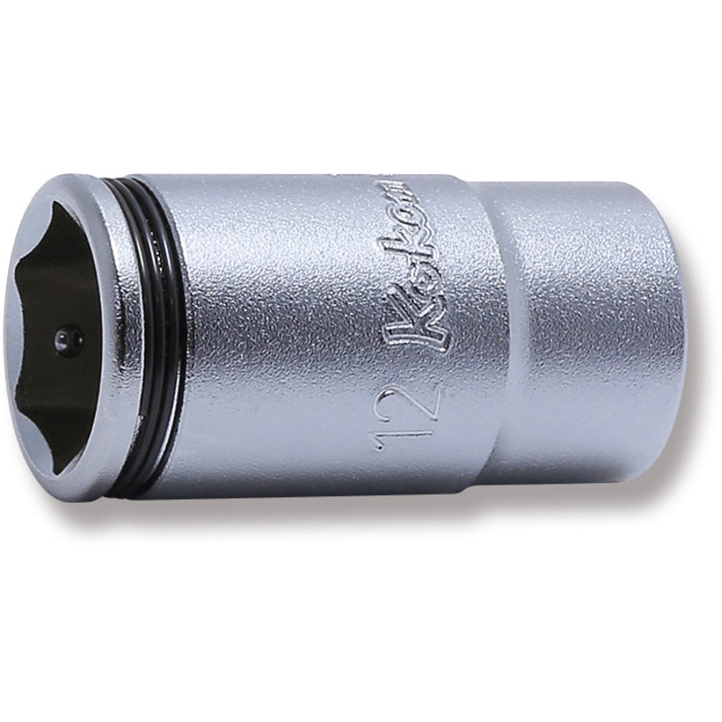 Ko-ken Tools 1/4 Sq. Dr. Semi-Deep NUT GRIP Socket 12mm