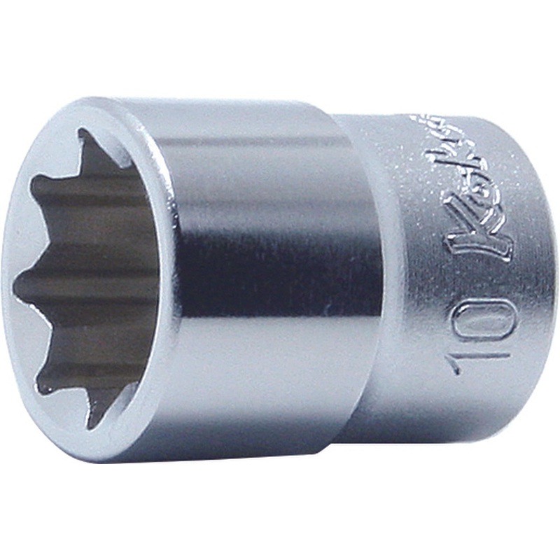 Ko-ken Tools 1/4 Sq. Dr. Socket 1/4 Double Square Length 22mm