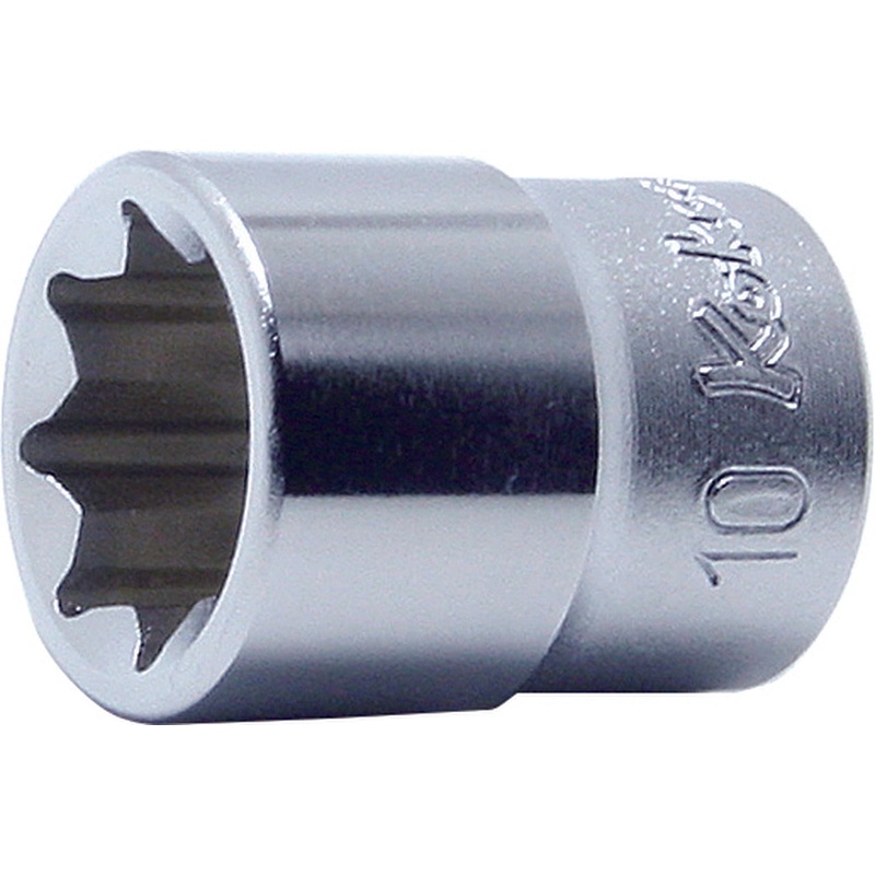 Ko-ken Tools 1/4 Sq. Dr. Socket 7mm Double Square Length 22mm