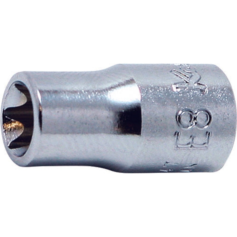 Ko-ken Tools 1/4 Sq. Dr. TORX E12 Socket – Length 23mm