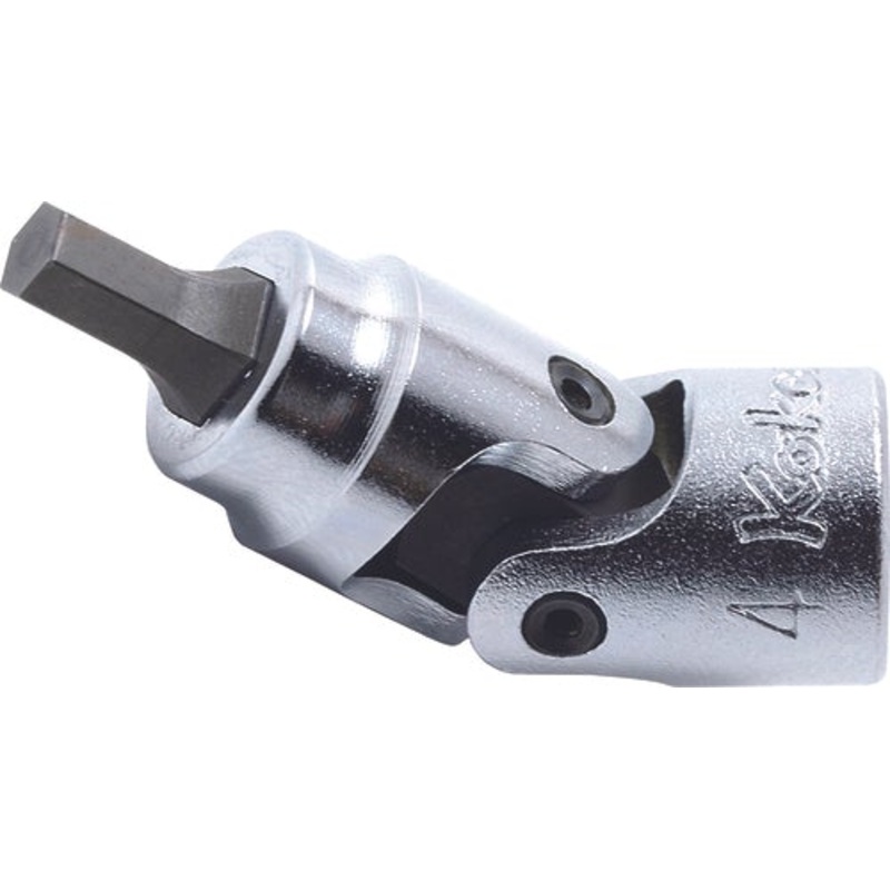 Ko-ken Tools 1/4 Sq. Dr. Universal Bit Socket 3mm Hex Length 40mm