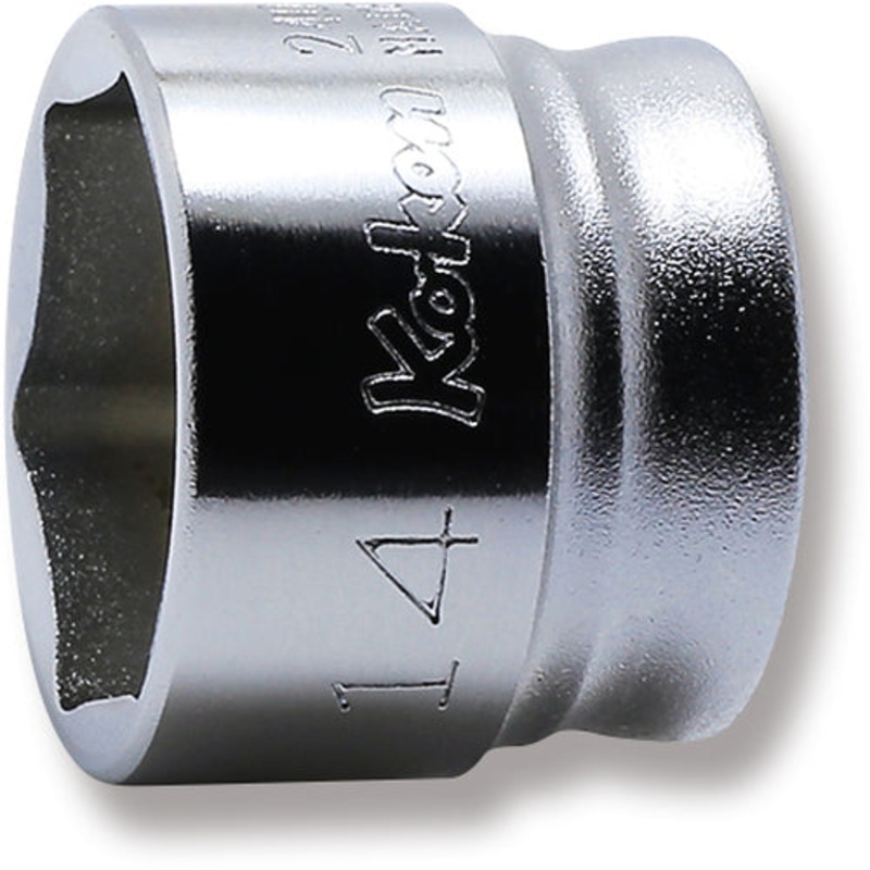 Ko-ken Tools 1/4 Sq. Dr. Z-Series 6 point chrome Metric Socket 14mm