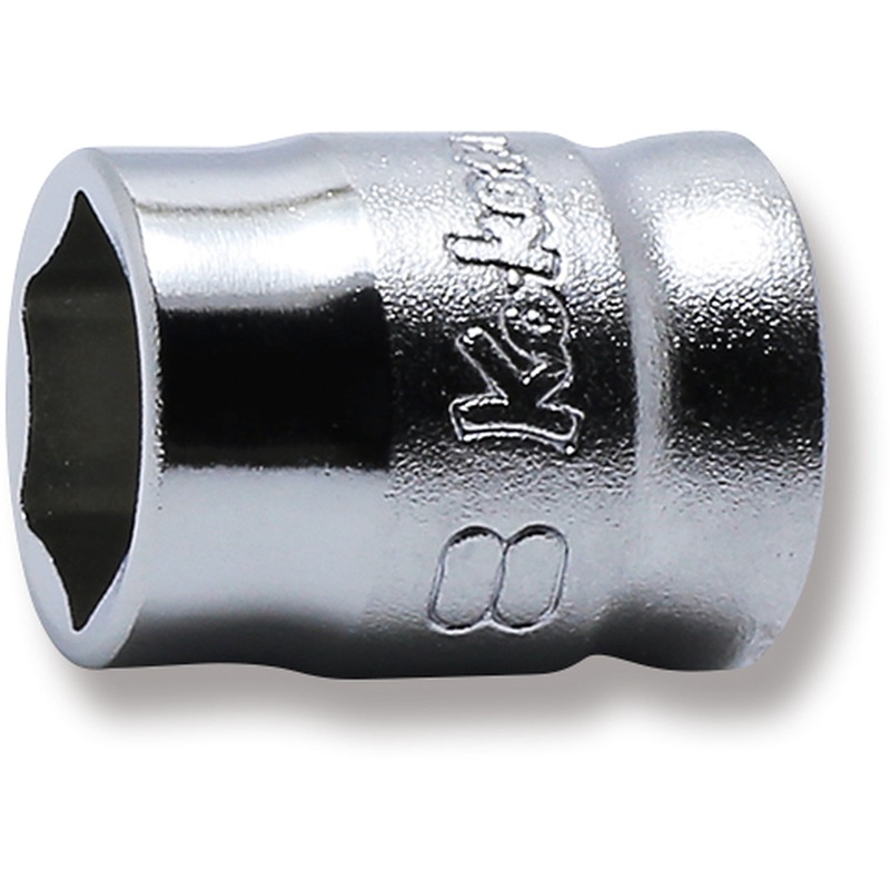 Ko-ken Tools 1/4 Sq. Dr. Z-Series 6 point chrome Metric Socket 8mm