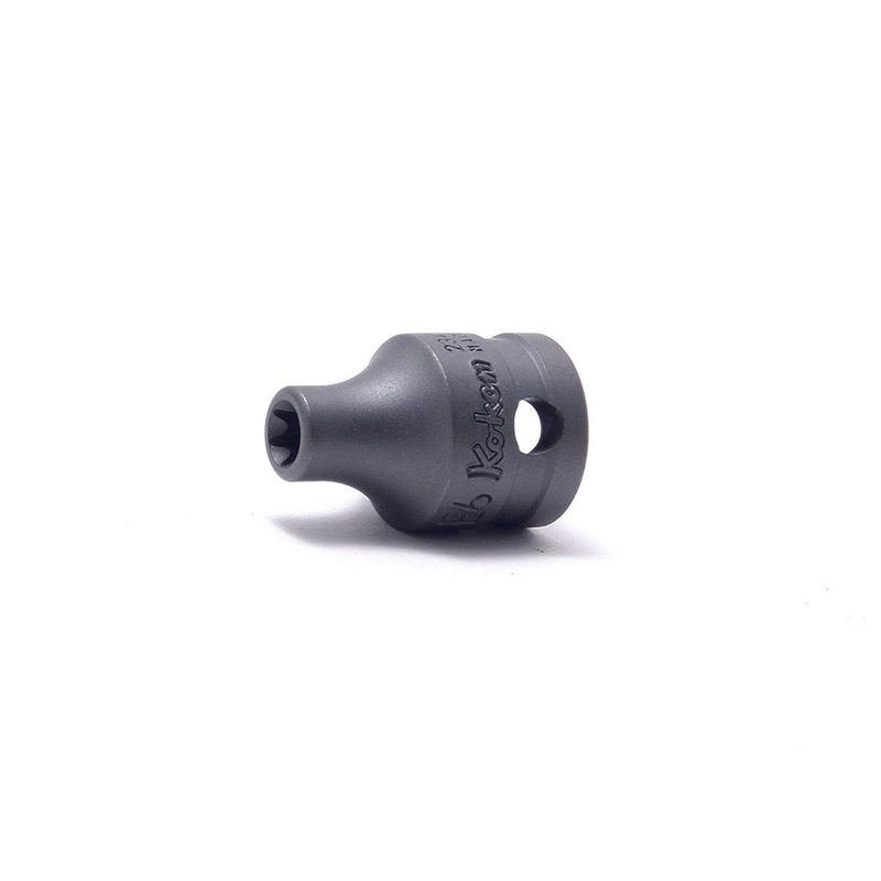 Ko-ken Tools 3/8 Sq. Dr. Industrial TORX E8 Socket – Length 26mm