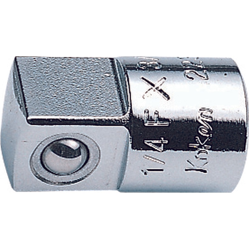 Ko-ken Tools 1/4 Sq. Dr. Adaptor 3/8 Square Length 22mm