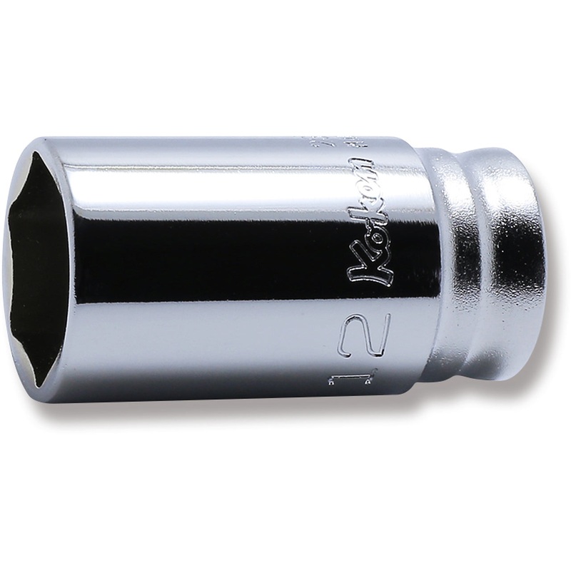 Ko-ken Tools 1/4 Sq. Dr. Socket 12mm 6 point Length 30mm Z-series