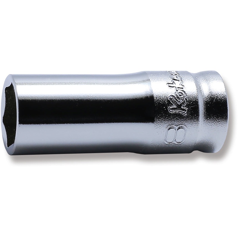Ko-ken Tools 1/4 Sq. Dr. Socket 8mm 6 point Length 30mm Z-series