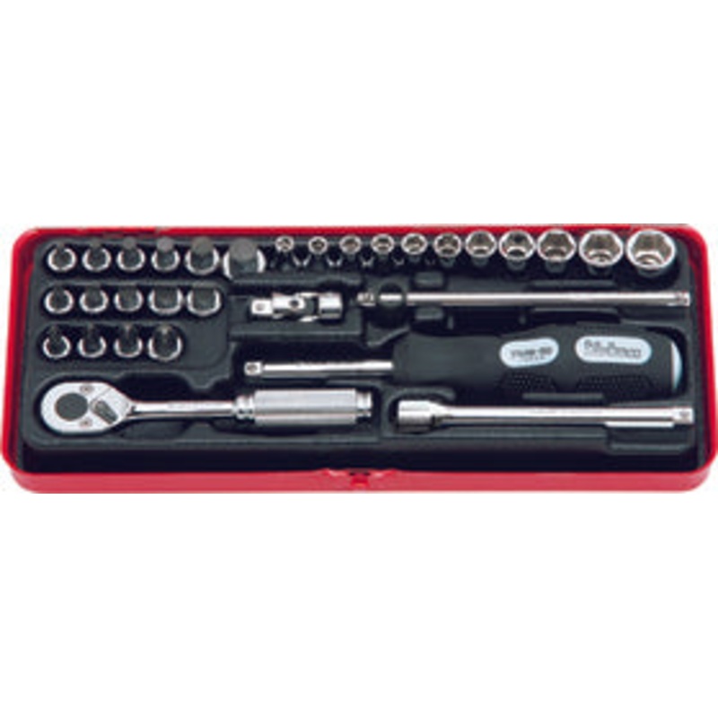 Ko-ken Tools 1/4 Sq. Dr. Socket set 6 point 31 pieces