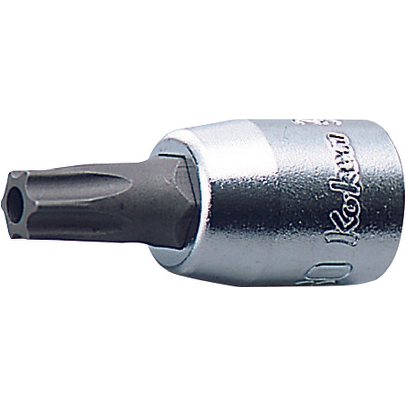 Ko-ken Tools 1/4 Sq. Dr. Tamper-Resistant TORX T20H Bit Socket – Length 28mm