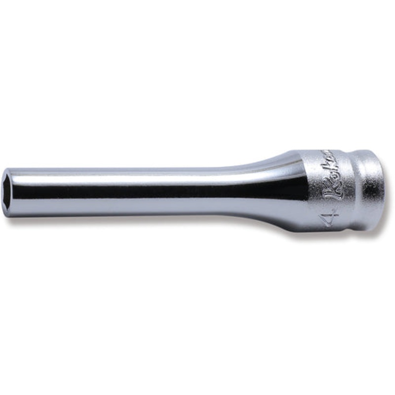 Ko-ken Tools 1/4 Sq. Dr. Z-series 6 point Metric Chrome Socket in 4.5mm