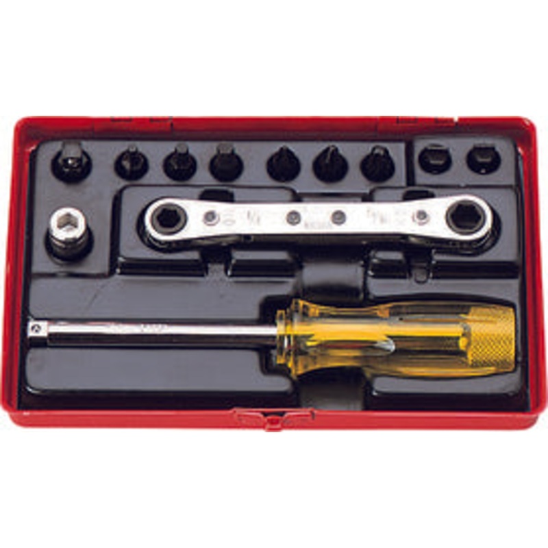 Ko-ken Tools 12 Piece 1/4 Sq. Dr. Bit Set