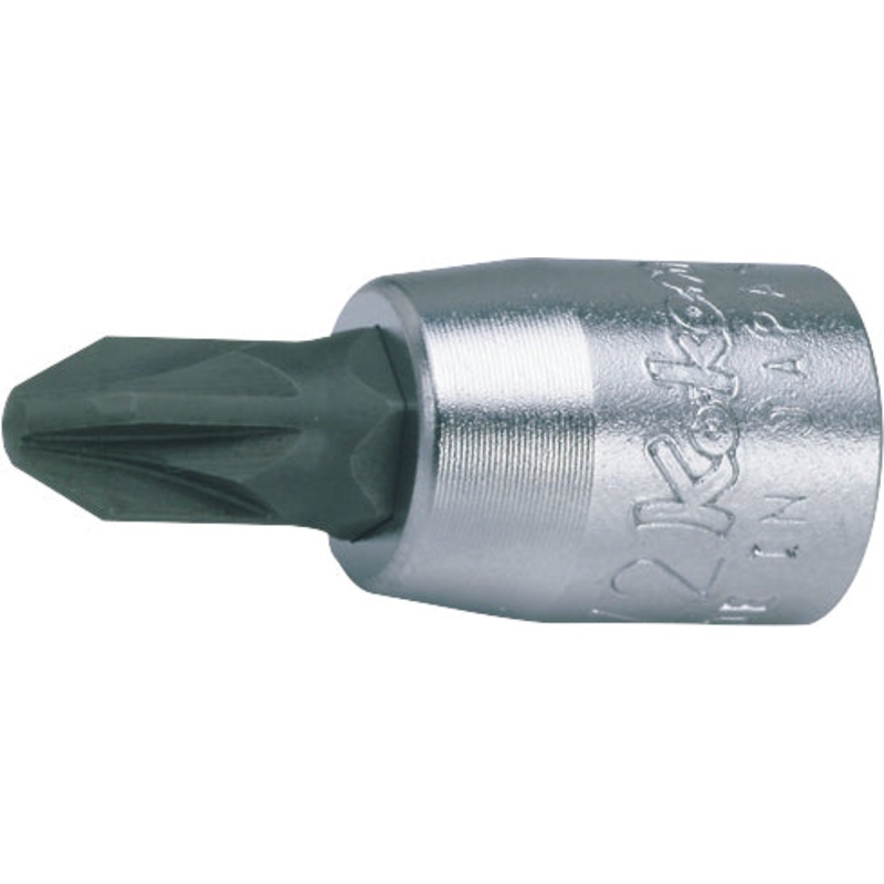 Ko-ken Tools 1/4 Sq. Dr. Bit Socket PZ1 Length 28mm
