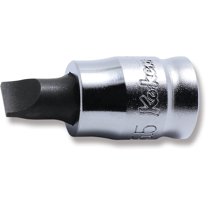 Ko-ken Tools 1/4 Sq. Dr. Bit Socket Slotted 1.0X5.5 Length 25mm Z-series