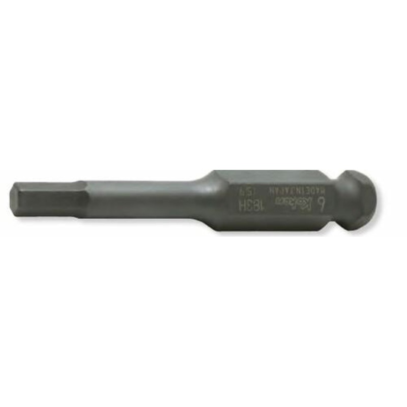 Ko-ken Tools 7/16 Hex Dr. Bit 12mm Hex Length 75mm