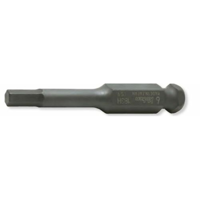 Ko-ken Tools 7/16 Hex Dr. Bit 4mm Hex Length 75mm